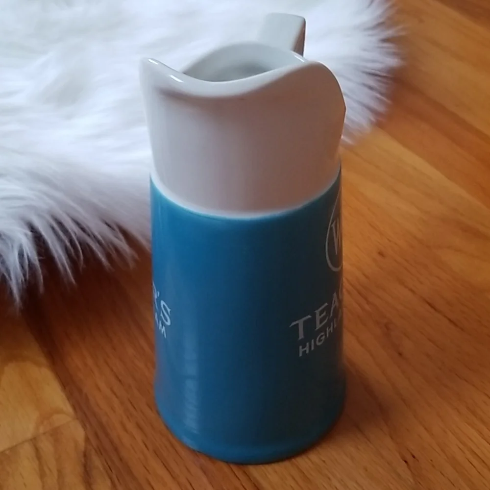 WTS Teacher's Highland Cream turquo white Pitcher